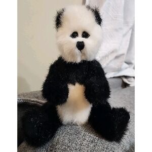 Vintage Ty Beanie Baby Attic TREASURES Checkers the panda bear 1993